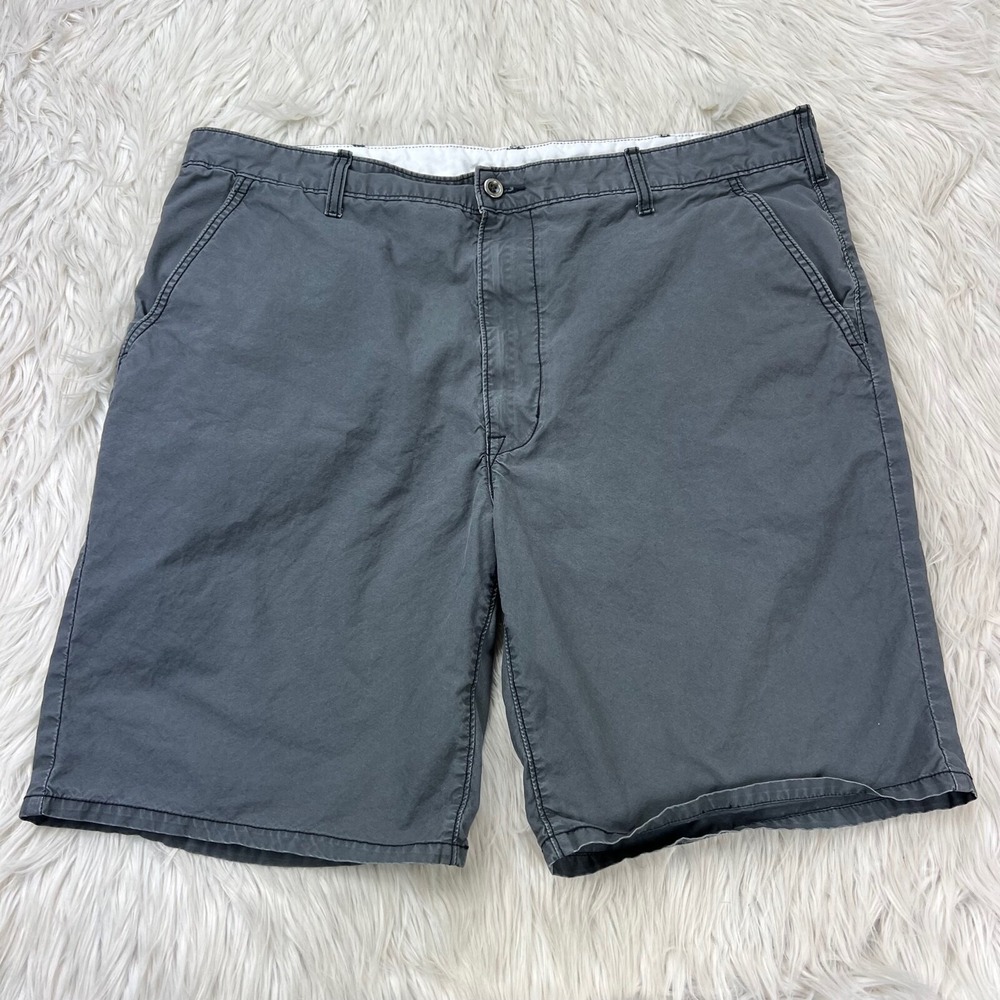 Levi's Men's 42 Gray Twill Flat Front Shorts 100% Cotton